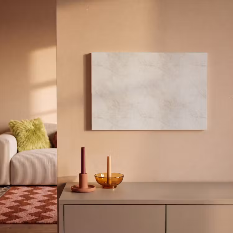 Canvas schilderij - Grijs - Marmer - Aders — 1