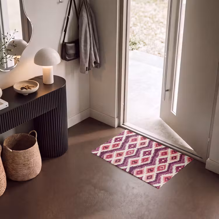 Deurmat - Patroon - Paars - Zigzag — 8