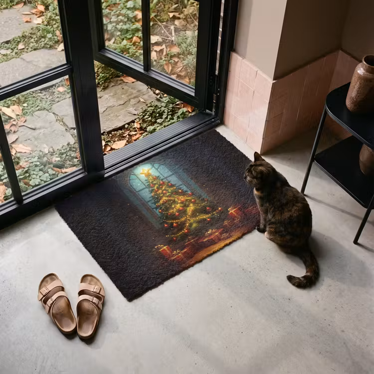Deurmat - Kerstboom - Cadeau - Kerst - Winter — 2