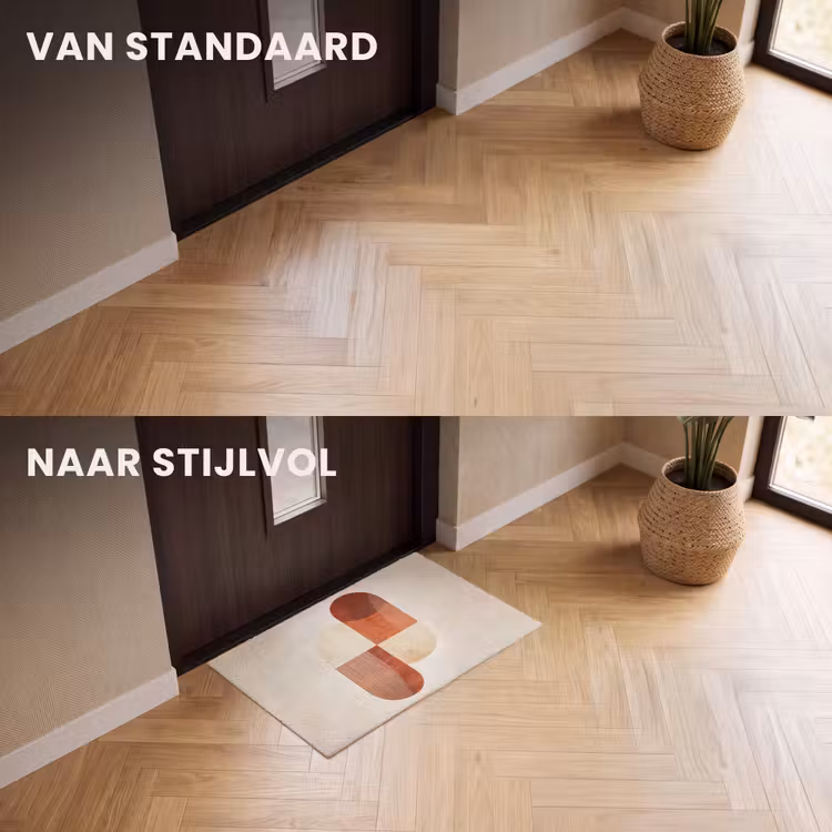 Deurmat - Bogen - Beige - Vormen — 3