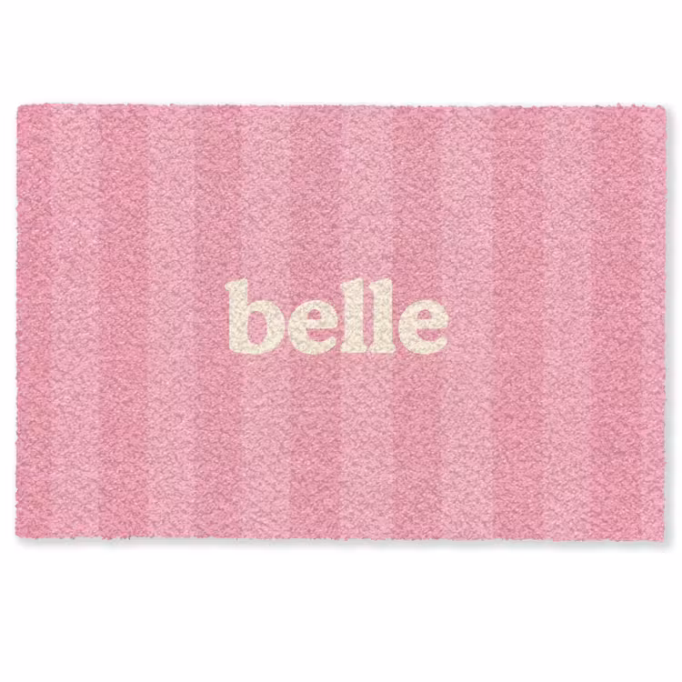 Deurmat - Roze - Gestreept - Belle — 1