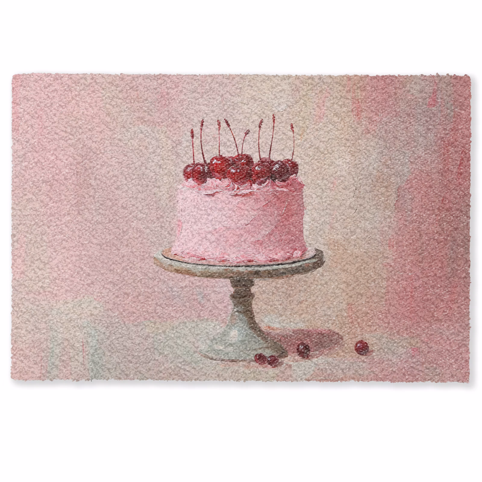 Deurmat - Taart - Pink - Cherry — 1