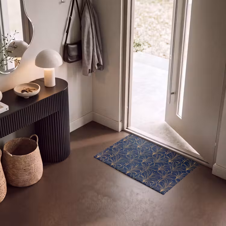 Deurmat - Deco - Waaier - Blauw — 8