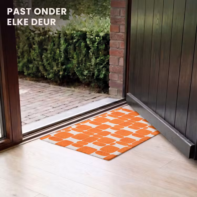 Deurmat - Patroon - Retro - Oranje — 7
