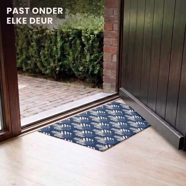 Deurmat - Modern - Patroon - Blauw — 7