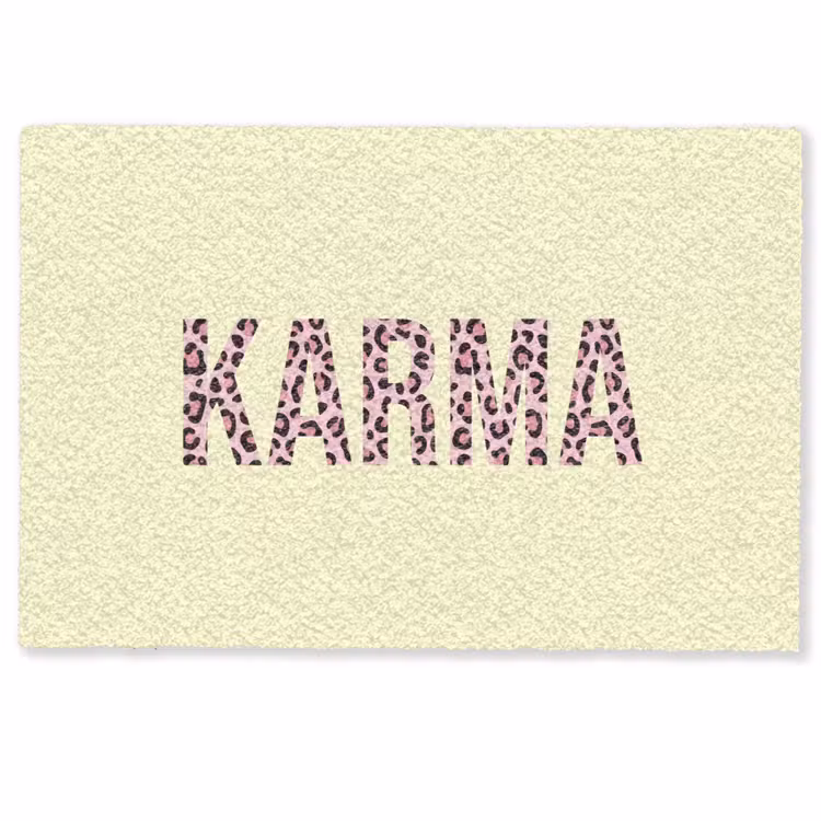 Deurmat - Karma - Luipaardprint - Geel — 1