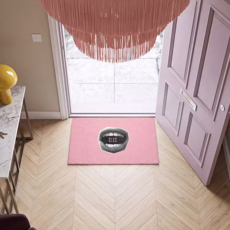 Deurmat - Mond - BLAH BLAH - Roze — 4