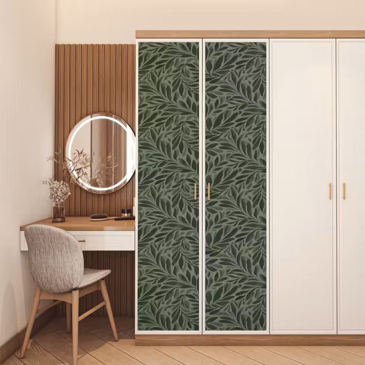 Deursticker - Bladeren - Organisch - Groen — 5
