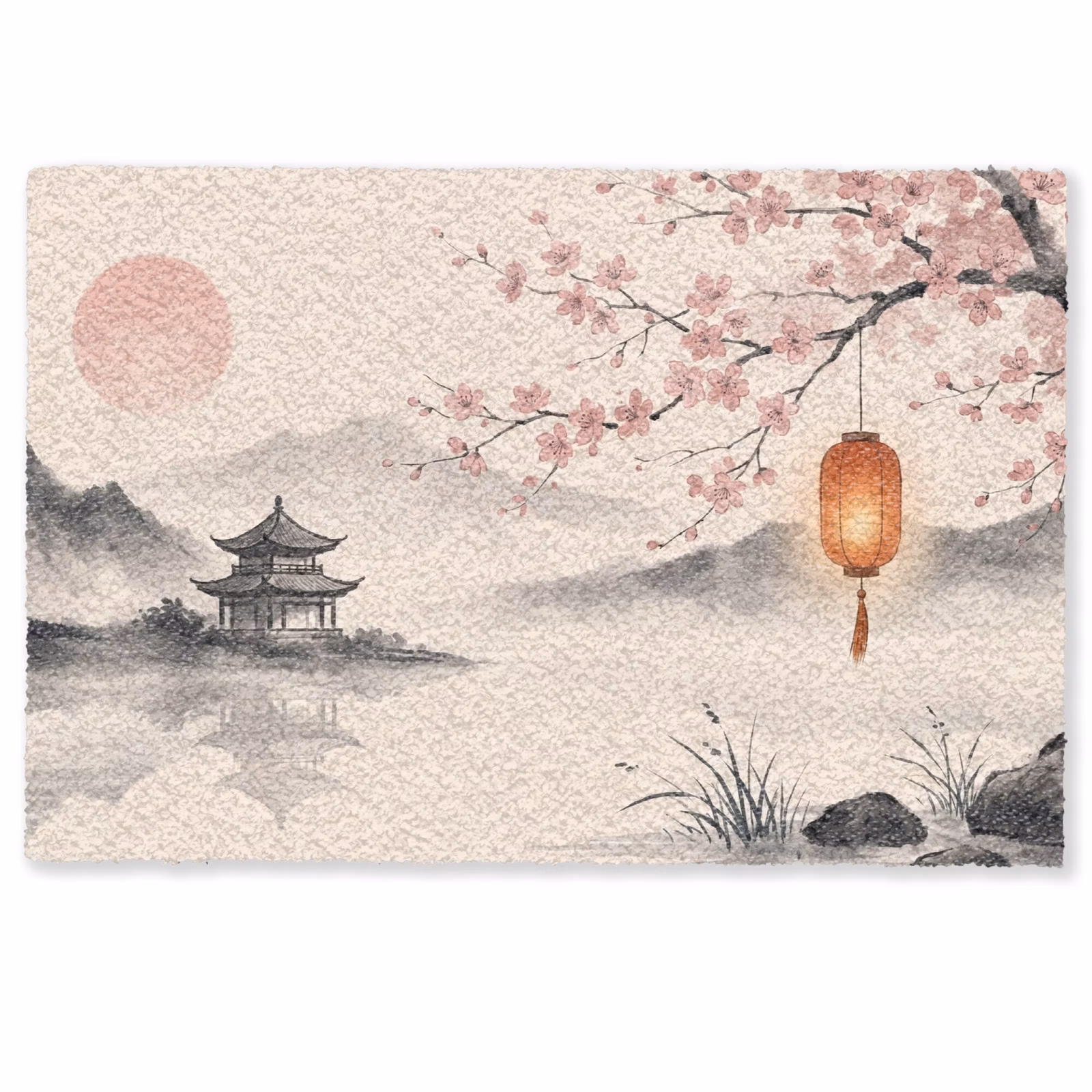 Deurmat - Zon - Japans - Traditioneel — 1