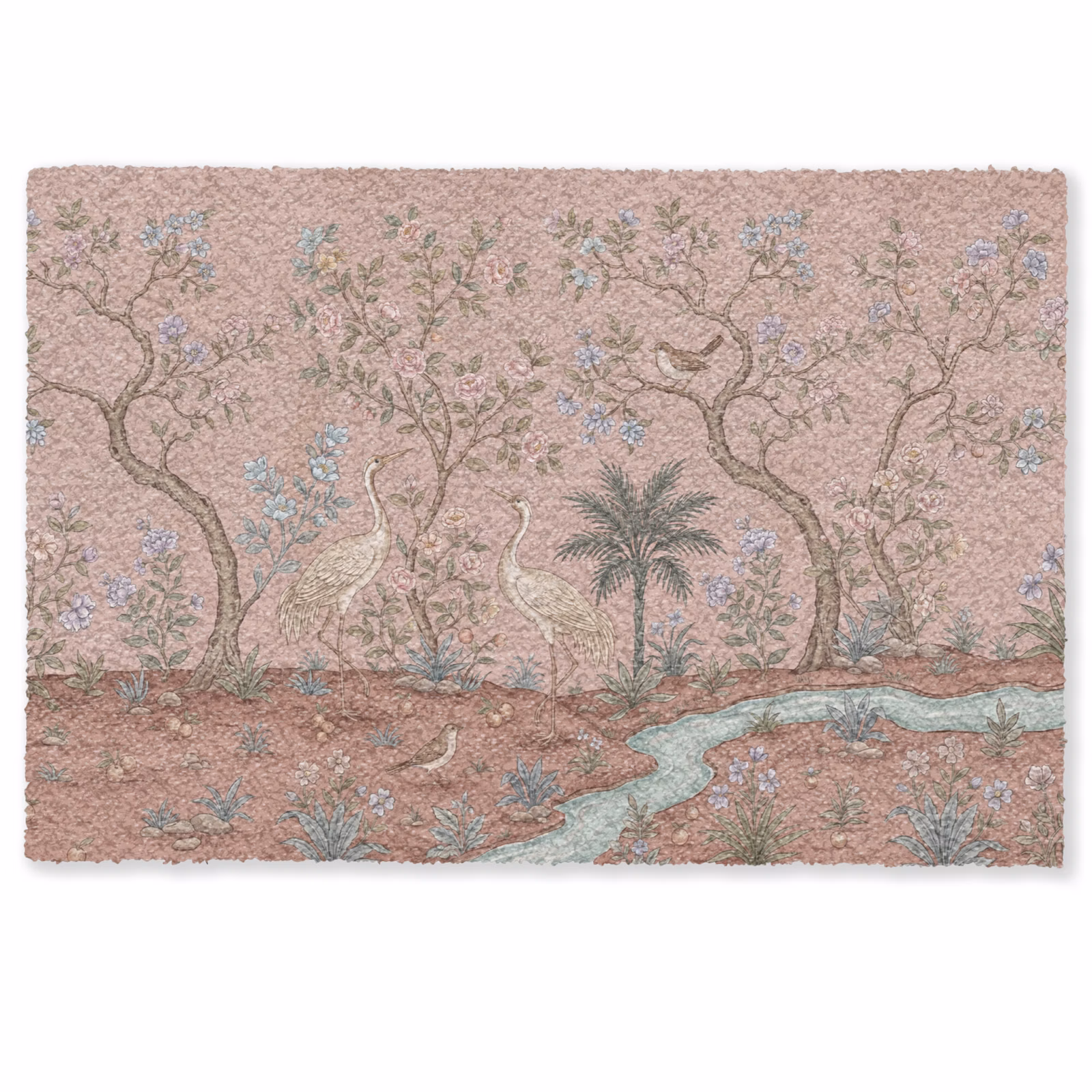 Deurmat - Nostalgisch - Reigers - Roze — 1