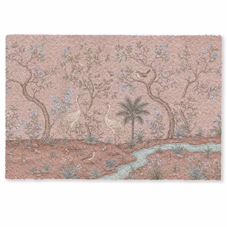 Deurmat - Nostalgisch - Reigers - Roze — 1