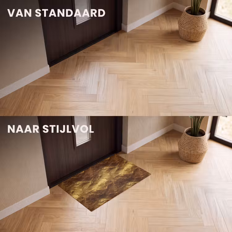 Deurmat - Bladgoud - Textuur - Goud — 3
