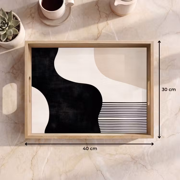 Dienblad - Abstract - Japandi - Beige - Modern — 7