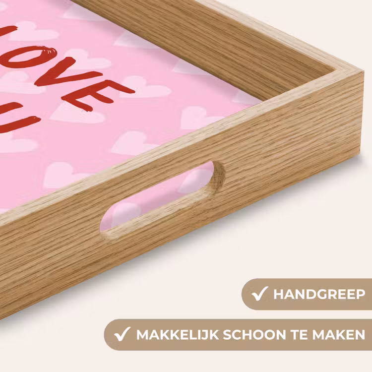 Dienblad - Love - Quote - Moeder - Rood — 8