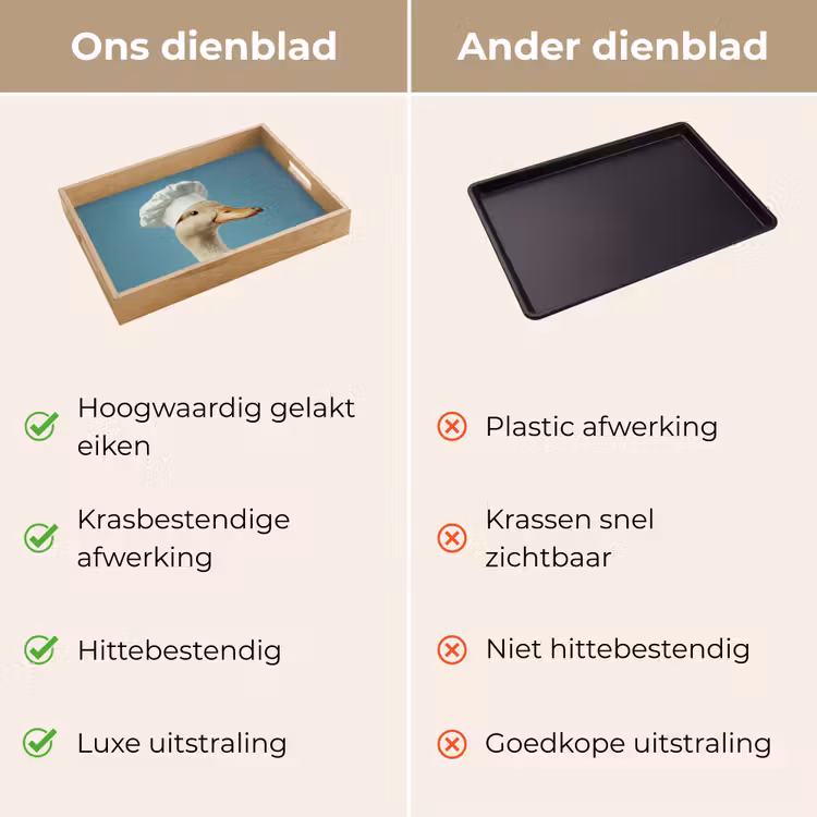 Dienblad - Eend - Koksmuts - Cute - Vogel — 9