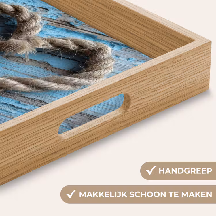 Dienblad - Hart - Touw - Hout - Rustiek — 8