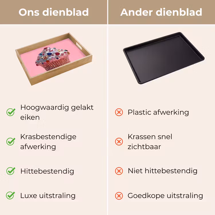 Dienblad - Cupcake - Kleurrijk - Edelstenen — 9