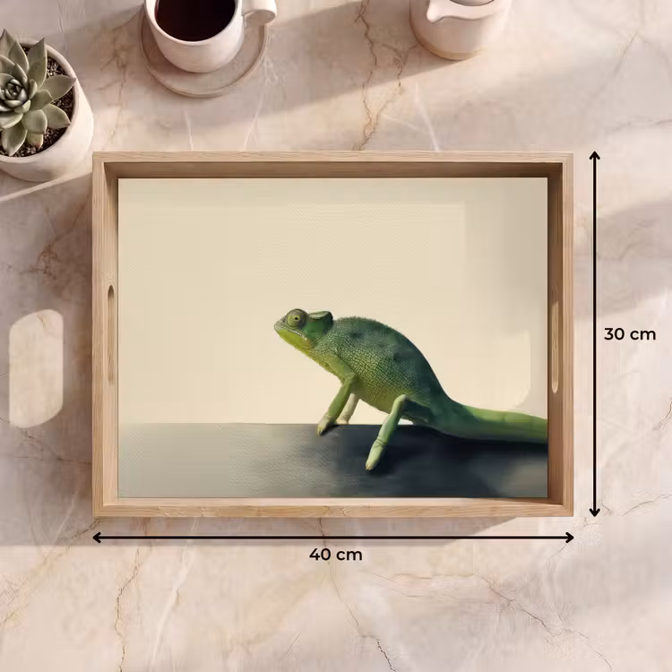 Dienblad - Kameleon - Groen - Minimalistisch — 7