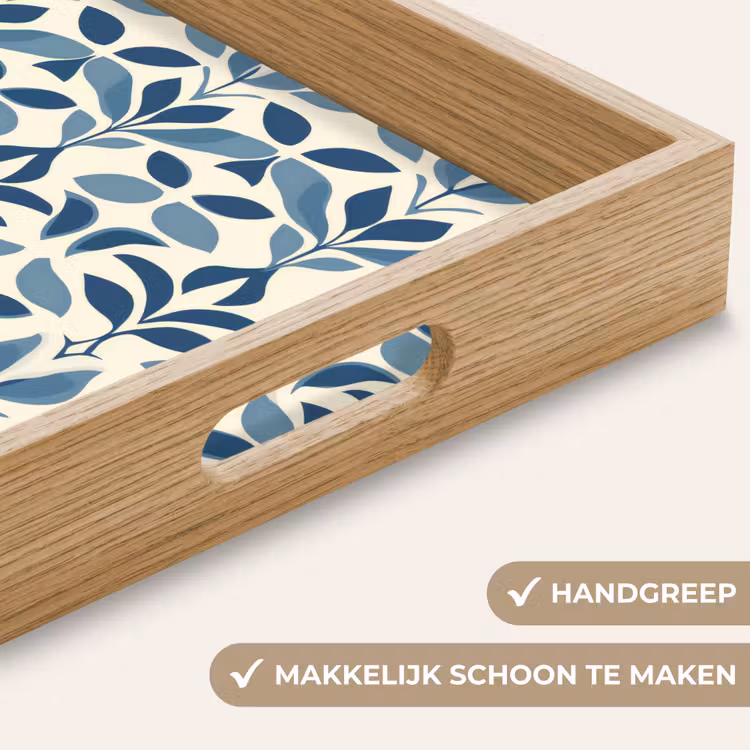 Dienblad - Flora - Modern - Blauw — 8