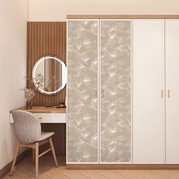 Deursticker - Organisch - Textuur - Beige — 5