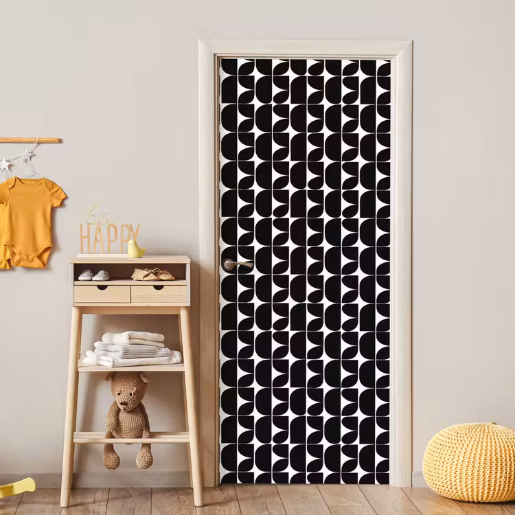 Deursticker - Modern - Geometrisch - Zwart — 6