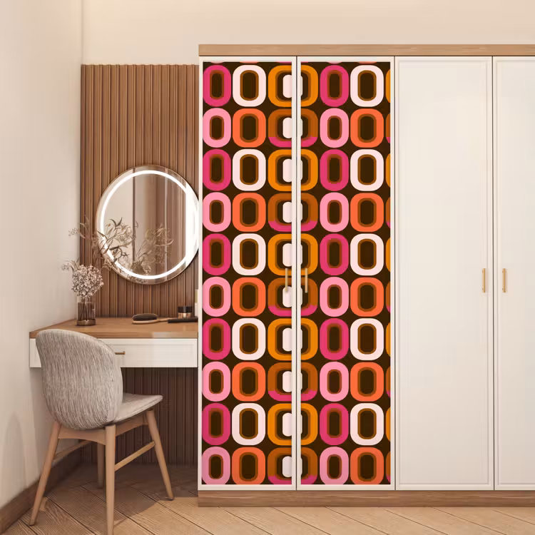 Deursticker - Modern - Retro - Kleurrijk — 5