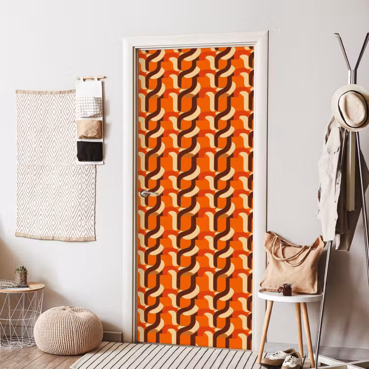 Deursticker - Retro - Modern - Kleurrijk — 8