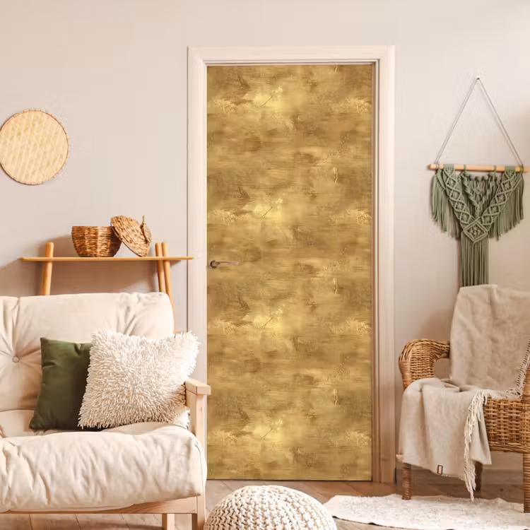 Deursticker - Industrieel - Textuur - Goud — 4