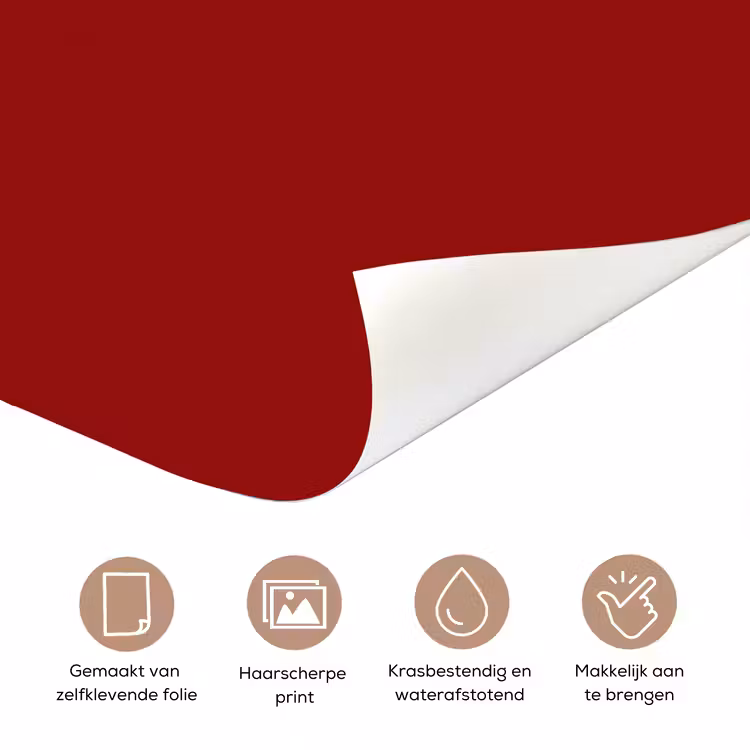 Deursticker - Love - Spiegeling - Rood — 3
