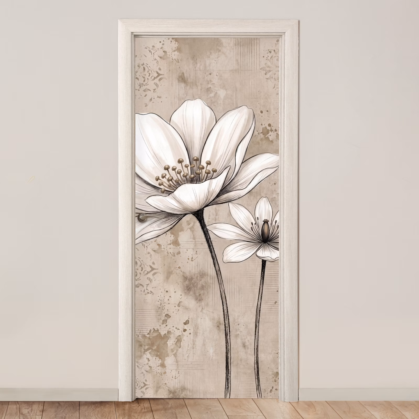 Deursticker - Modern - Design - Wit — 1