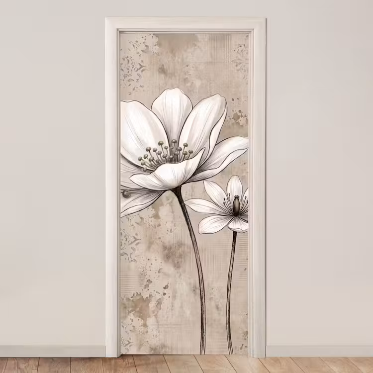 Deursticker - Modern - Design - Wit — 1