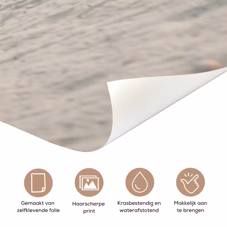 Deursticker - Hangmat - Strand - Wit — 3