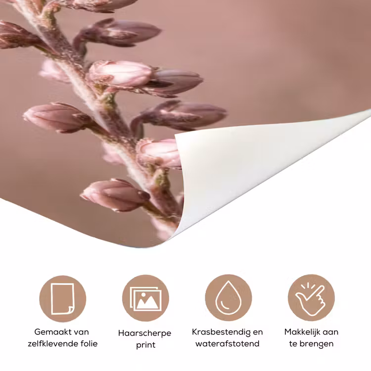 Deursticker - Lavendel - Vlinder - Paars — 3