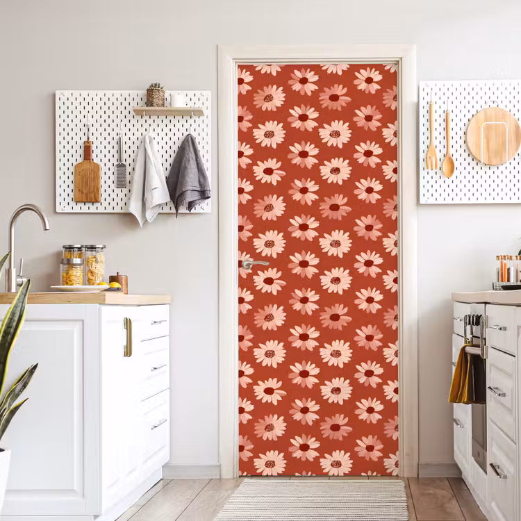 Deursticker - Madelief - Retro - Terracotta — 7