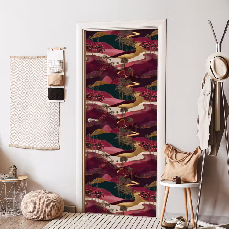 Deursticker - Magisch - Palmbomen - Goud — 8