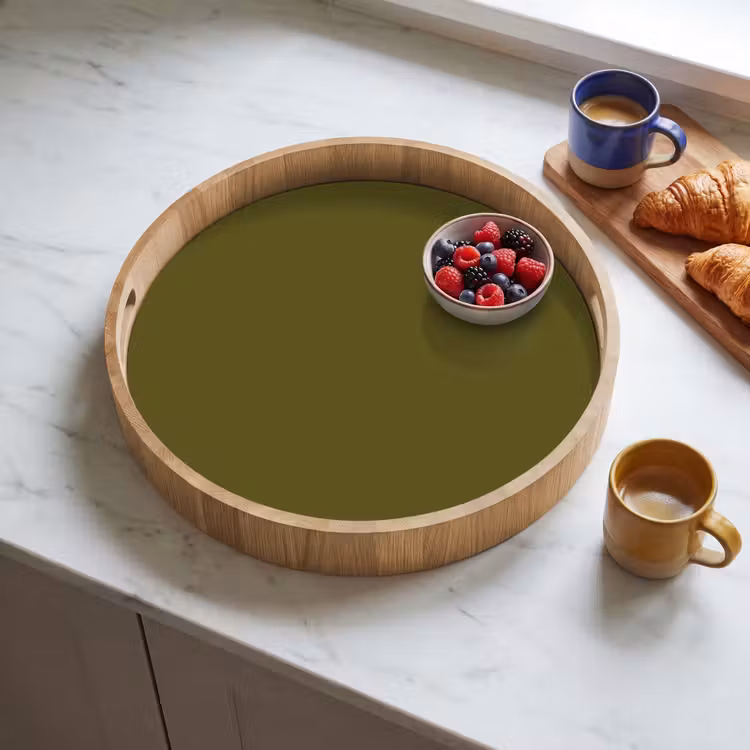 Dienblad - Dark - Olive - Groen — 4