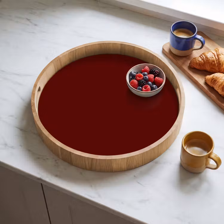 Dienblad - Burnt - Mahogany - Rood — 4