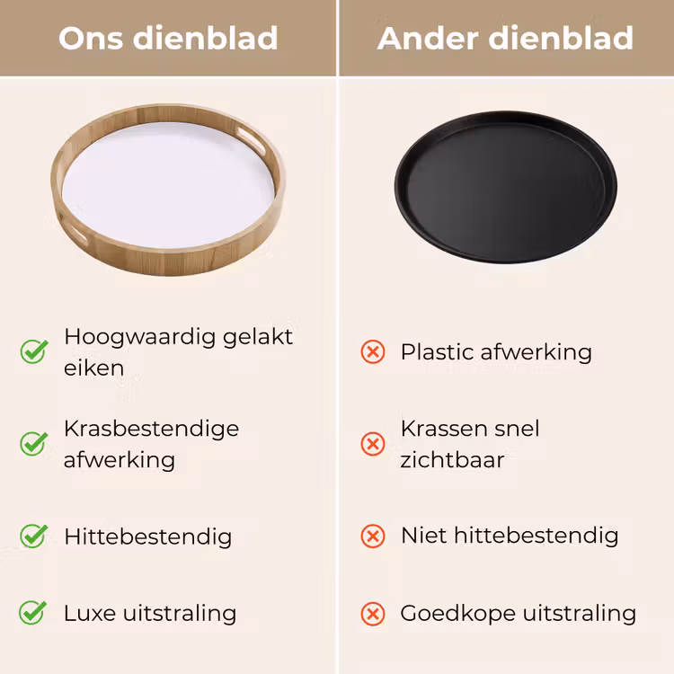Dienblad - Lilac - Luxe - Paars — 3