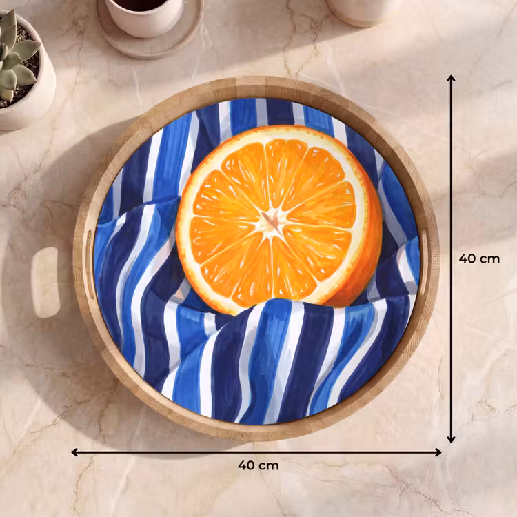 Dienblad - Eten - Fruit - Oranje — 9
