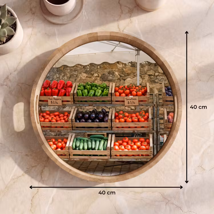 Dienblad - Eten - Markt - Vers — 9