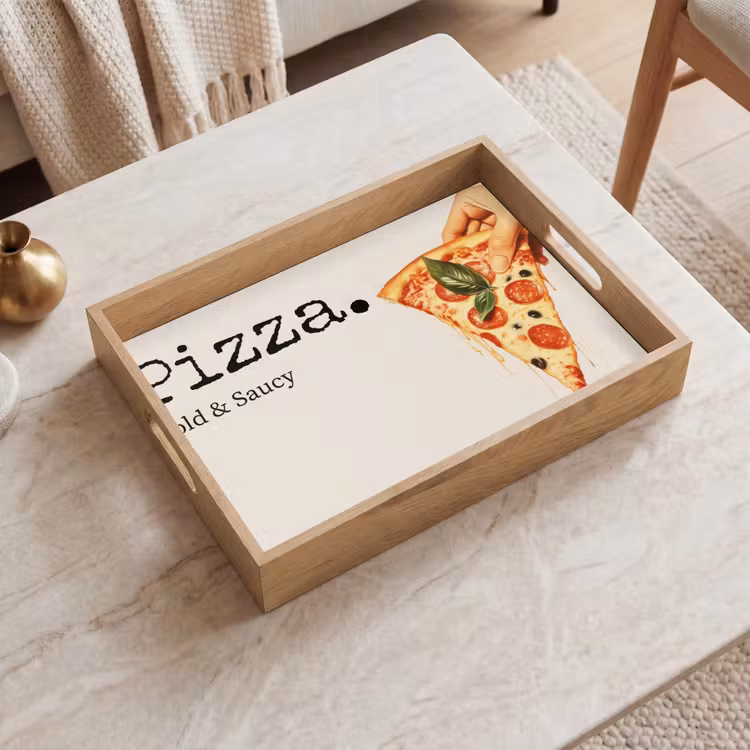 Dienblad - Pizza - Kaas - Pepperoni — 2