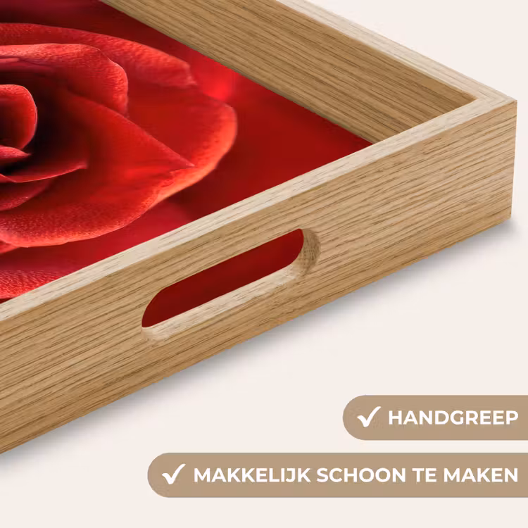 Dienblad - Rood - Roos - Romantisch — 8