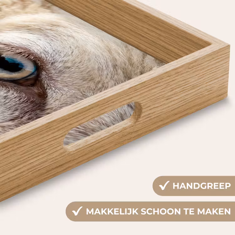 Dienblad - Schaap - Oog - Wit — 8