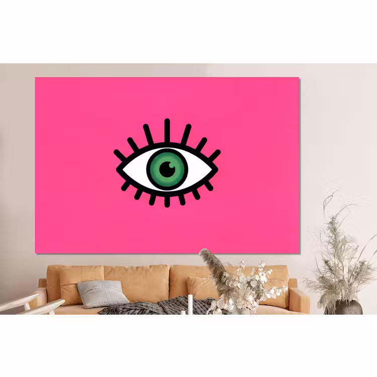 Forex - Minimalistisch - Oog - Roze — 2