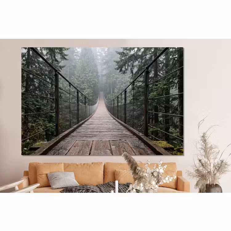 Forex - Brug - Bos - Mist - Natuur — 2
