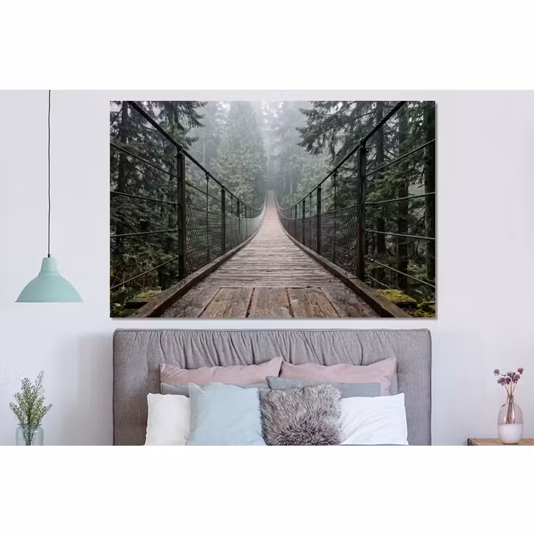 Forex - Brug - Bos - Mist - Natuur — 3