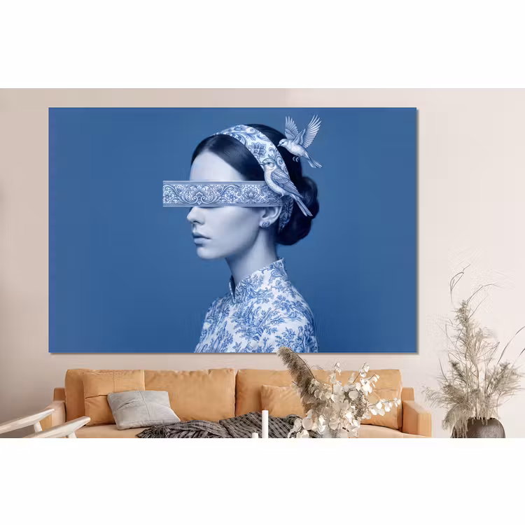 Forex - Portret - Klassiek - Wit - Blauw — 2