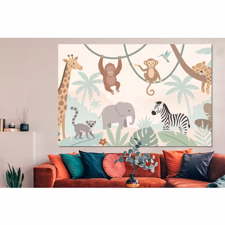 Forex - Jungle - Dieren - Groen — 4