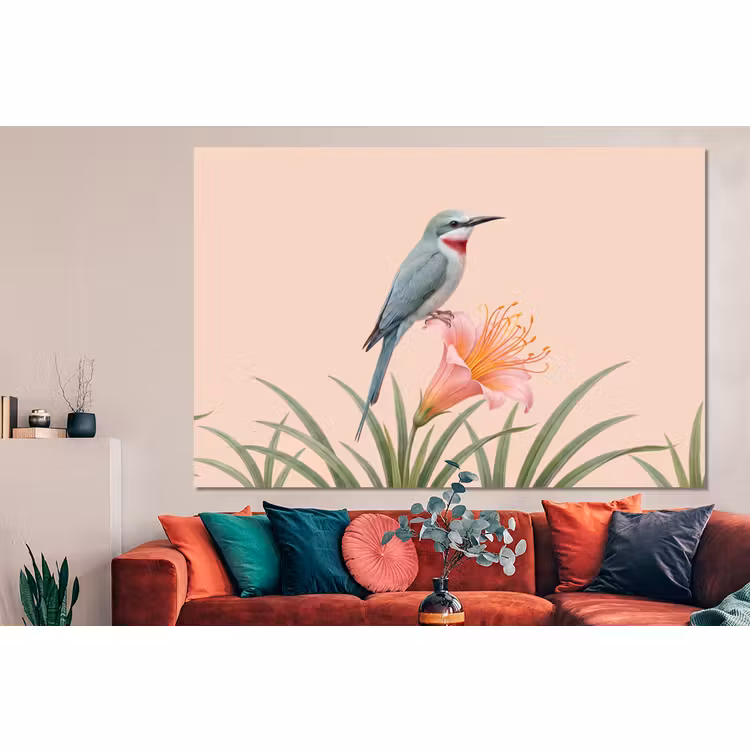 Forex - Vogel - Bloem - Natuur - Roze — 4