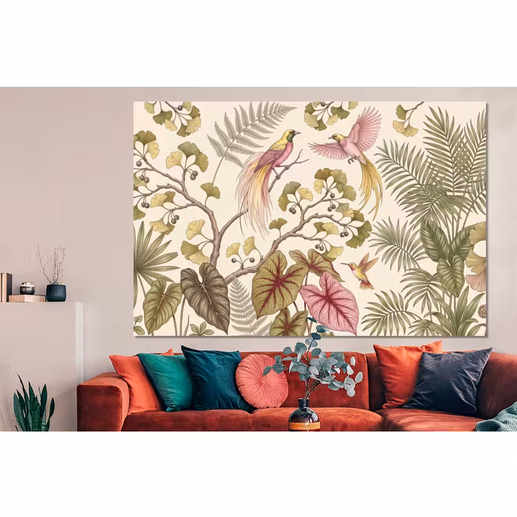 Forex - Vogels - Tropisch - Botanisch - Roze — 4